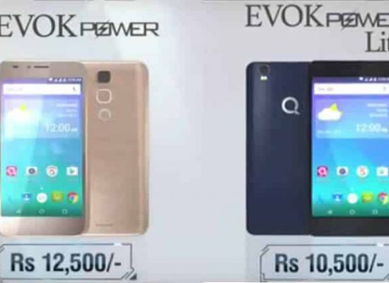 QMobile launches Evok Power & Power Lite