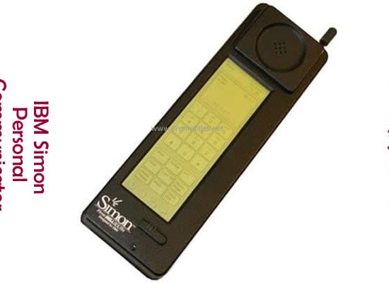 The first smartphone, IBM Simon