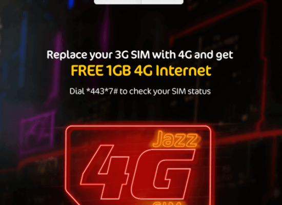Jazz 4G SIM Offer