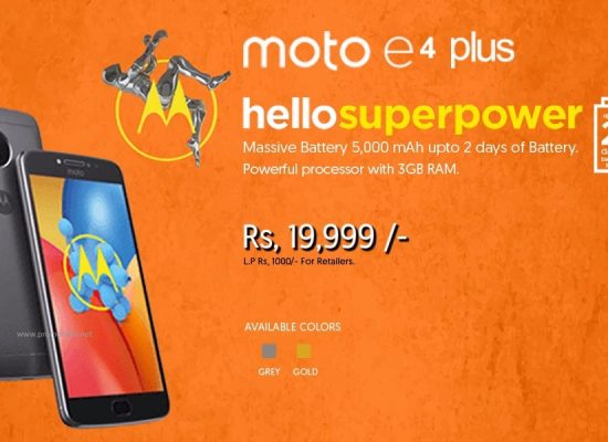 Motorola Moto E4 Plus – Affordable Successor!