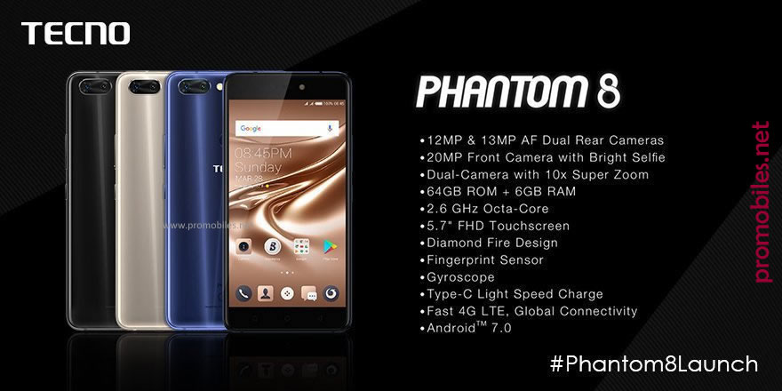 Tecno Phantom 8 launch