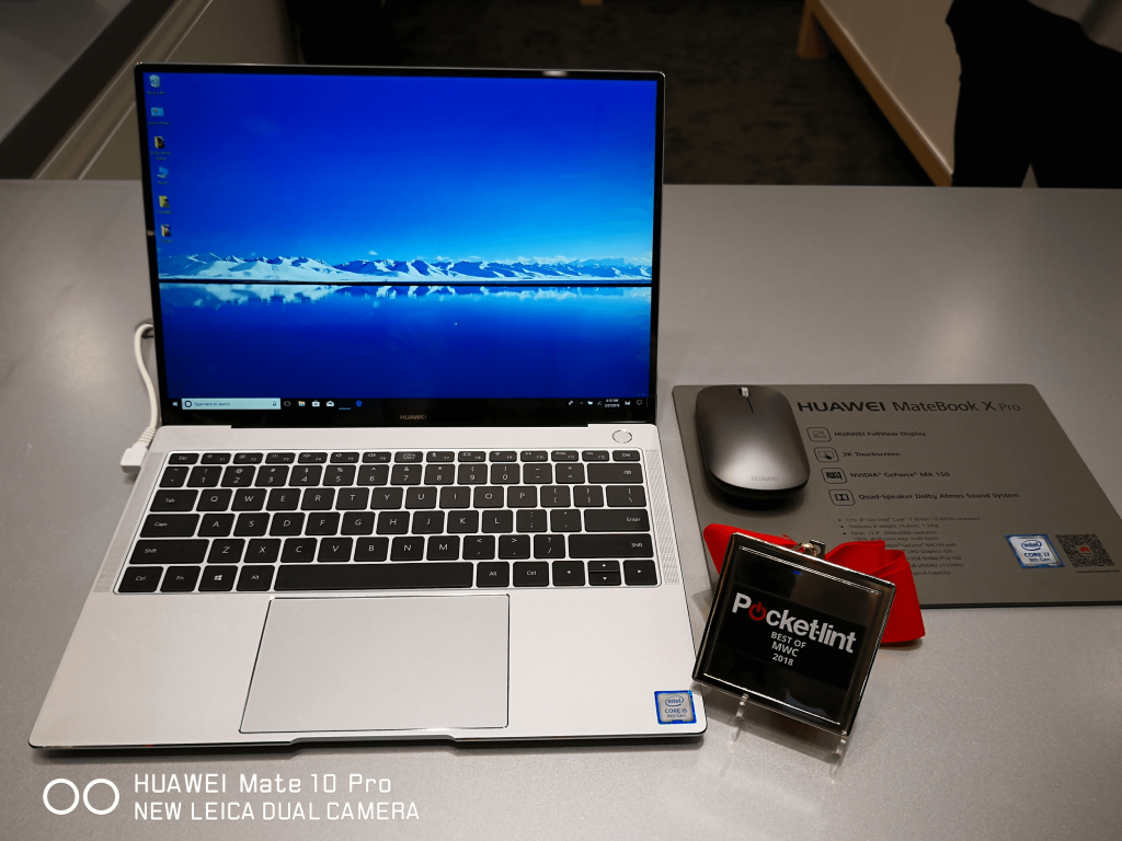 HUAWEI MediaPad M5 with a "Best of MWC" award for the device's great audio, especially the surround-sound which is great for multimedia