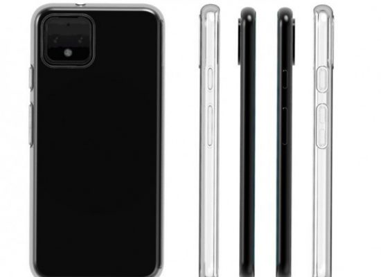 Google Pixel 4 transparent case