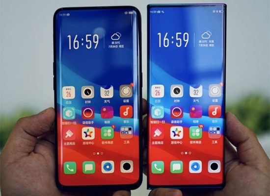 Oppo Endorses a Waterfall Smartphone with extremely curved edges