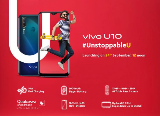 Specifications of vivo U10 disclosed before launch